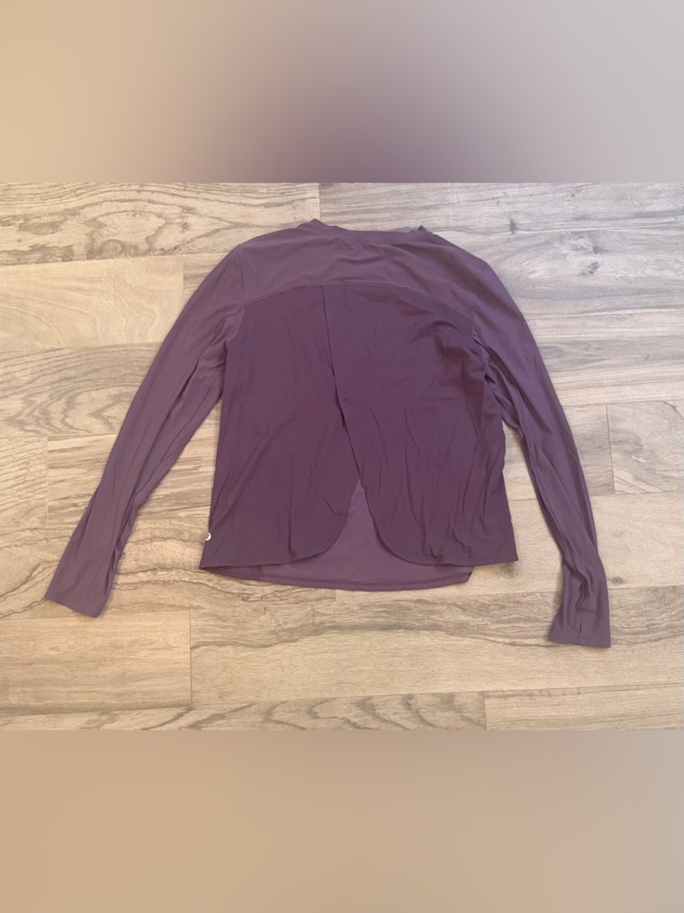Mesh Panelled Running Long Sleeve Grape Thistle Size 6 - Picture 7 of 8